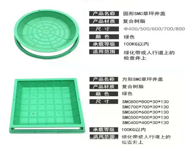 资中树脂复合种植井盖展示